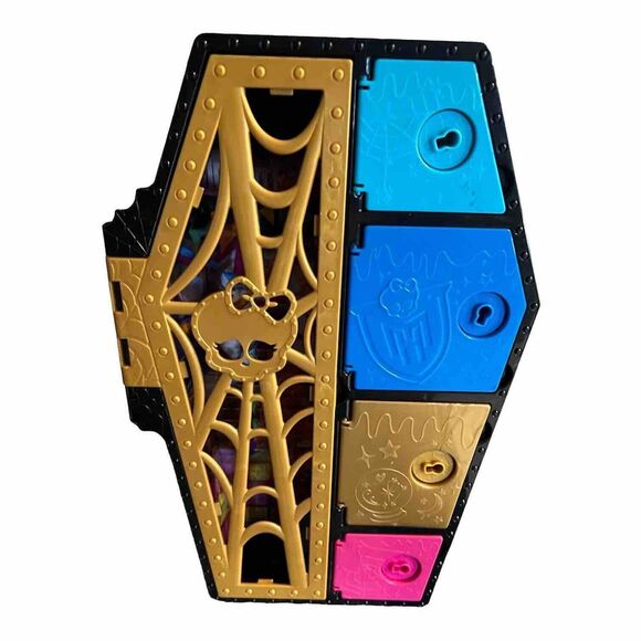 Monster High Secret Skulltimate Coffin Case With Key Only (No Doll) Cleo Denile - Picture 2 of 7